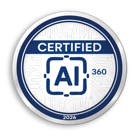 The 2026 Certified AI 360 badge
